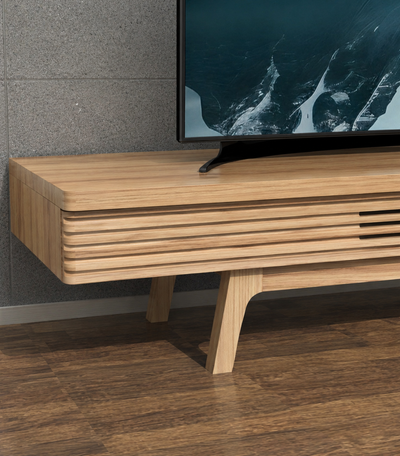 四国産桧無垢材のロータイプ手作りテレビ台 トリノ T25 高さ285mm 幅170cm