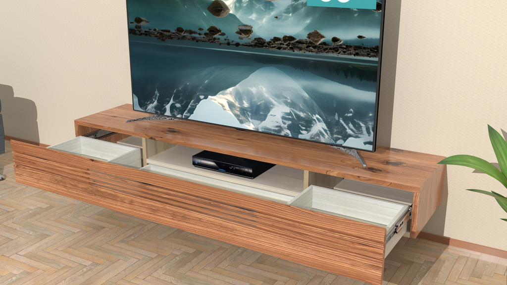 「ボローニャ_T20_one」 手作りテレビ台・杉　無垢材・w170