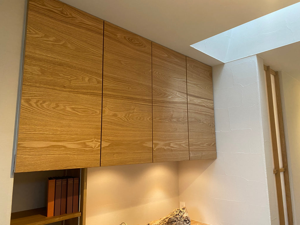 ナチュラルデザインの造作収納家具_1