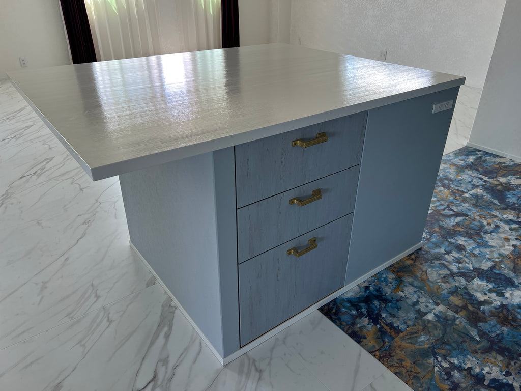 ナチュラルデザインの造作収納家具_5